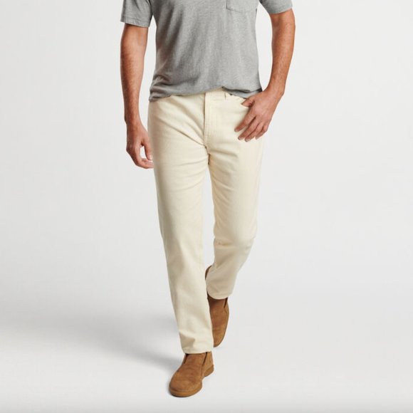 Peter Millar Other - Peter Millar Cream Crown Superior Soft Corduroy Five Pocket Jeans 34 x 34 NWT